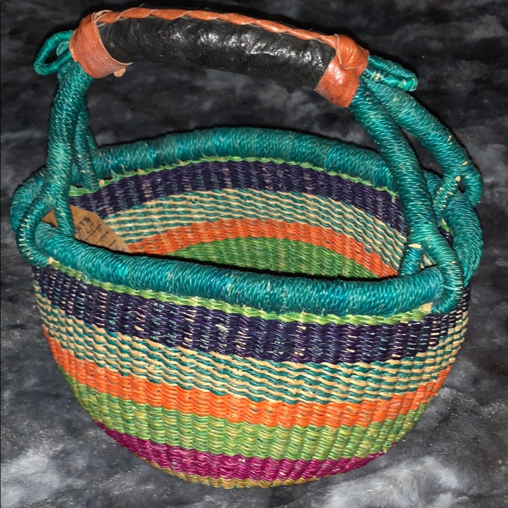 Alaffia hand made basket small